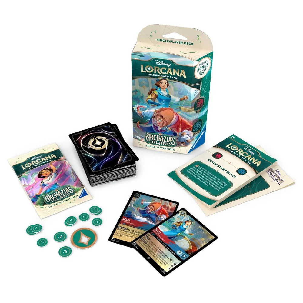 Disney Lorcana Archazias Island Starter Deck - Ruby & Sapphire - Image 2