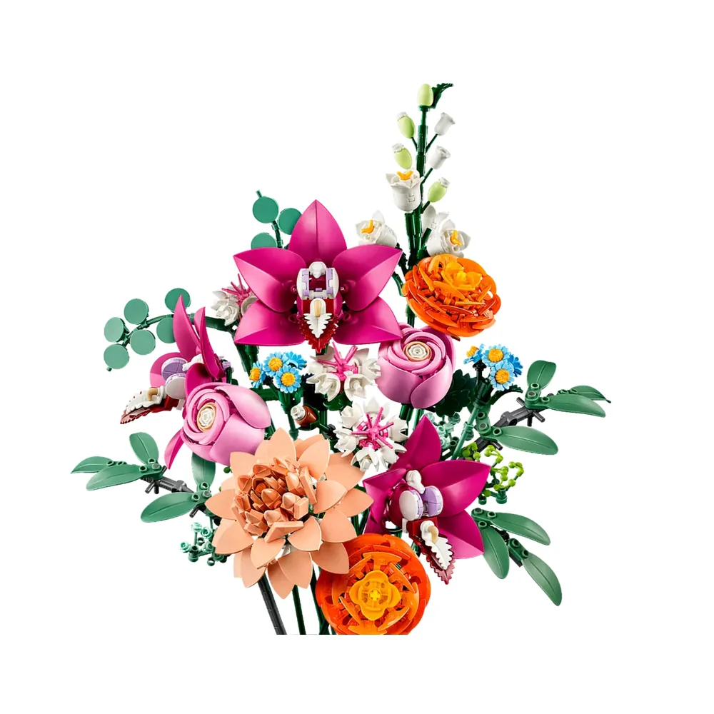 LEGO Vakker bukett med rosa blomster - Image 3