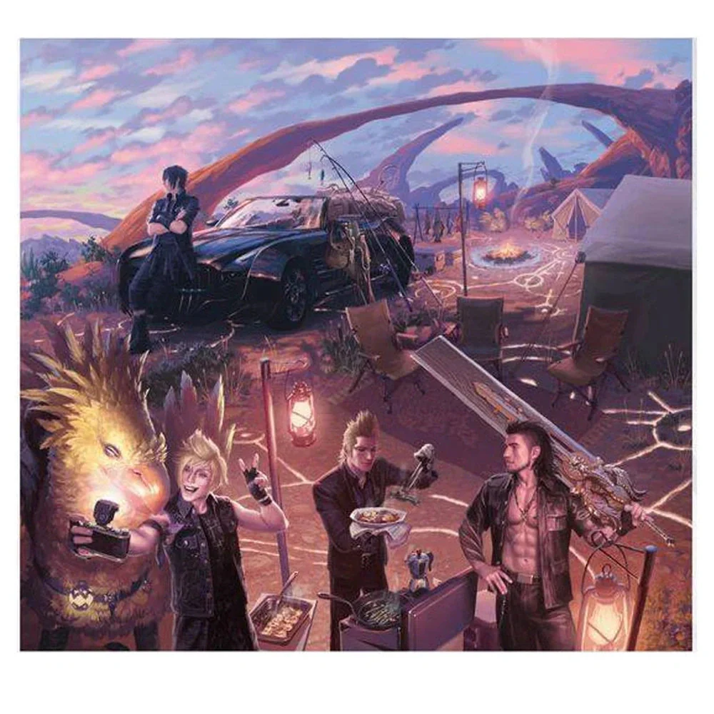 Magic The Gathering - Final Fantasy Scene Box - Camp Comrades - Image 3