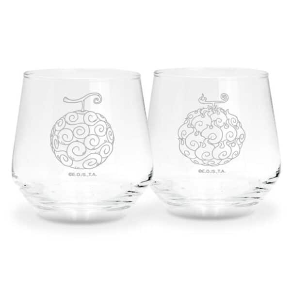One Piece - Devil Fruits - 2 Glass Set - Image 2