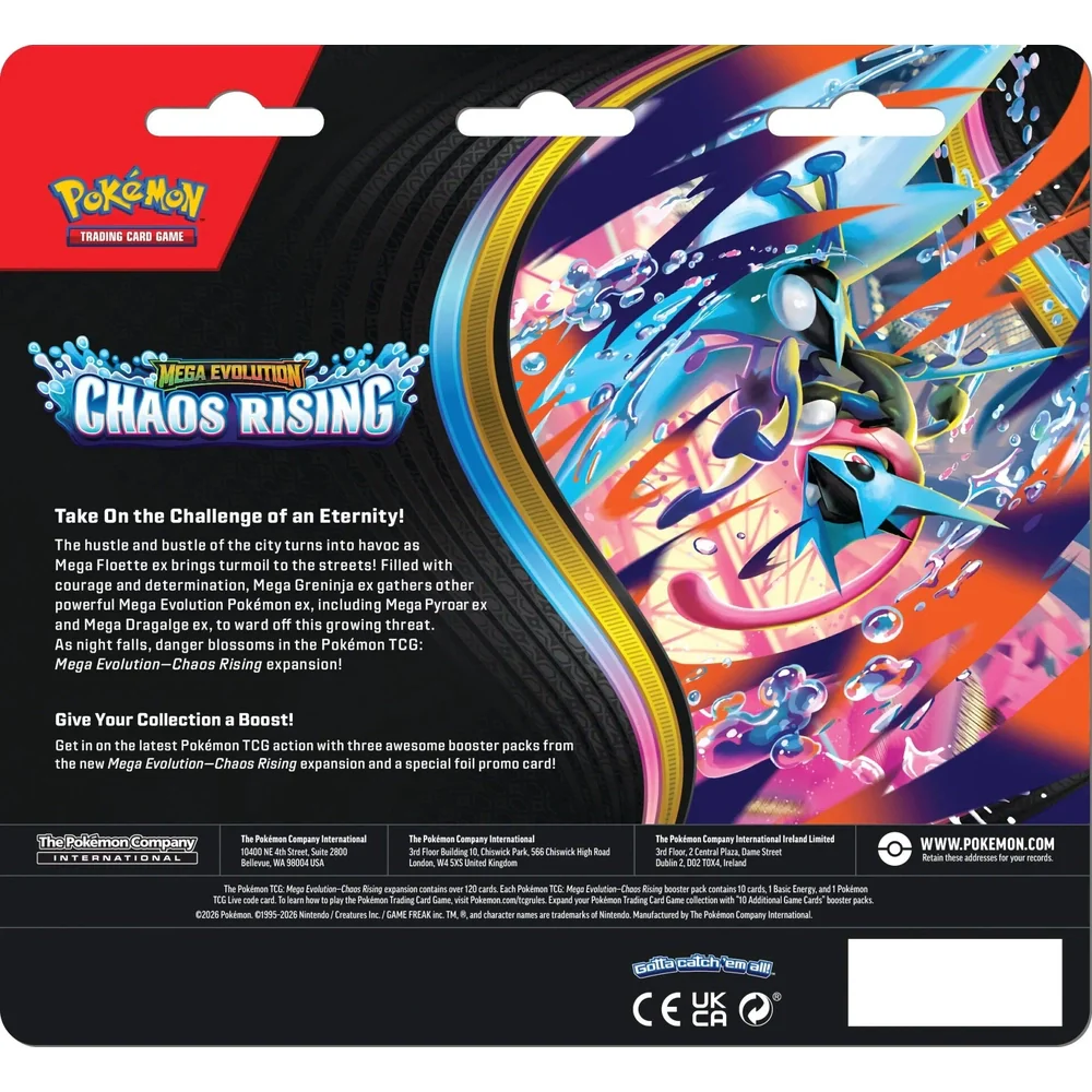 Maks 1 per pers. Pokemon Chaos Rising 3-Pack Blister - Charmeleon - Image 3