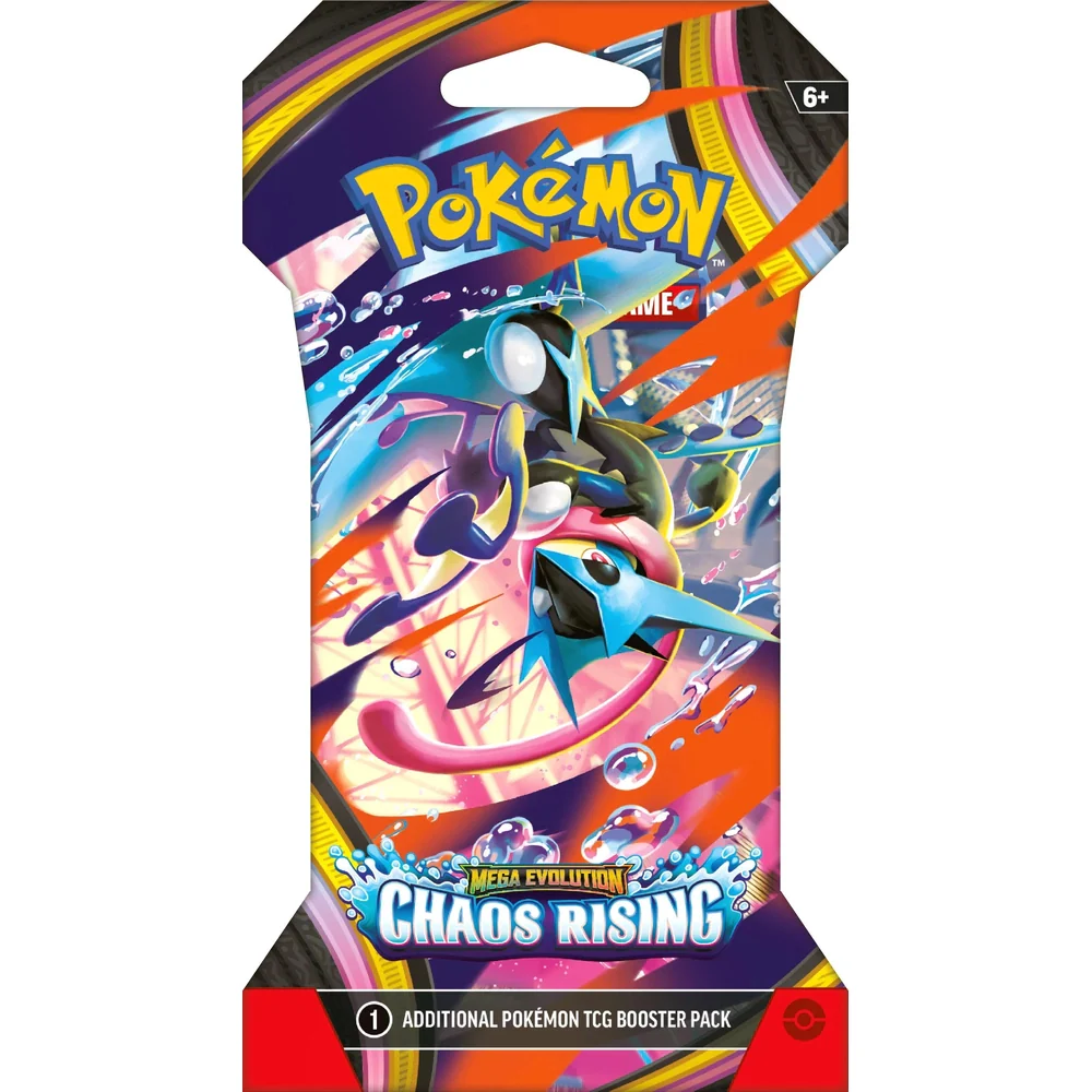Maks 10 per pers. Pokemon Chaos Rising Sleeved Boosterpakke - Image 3