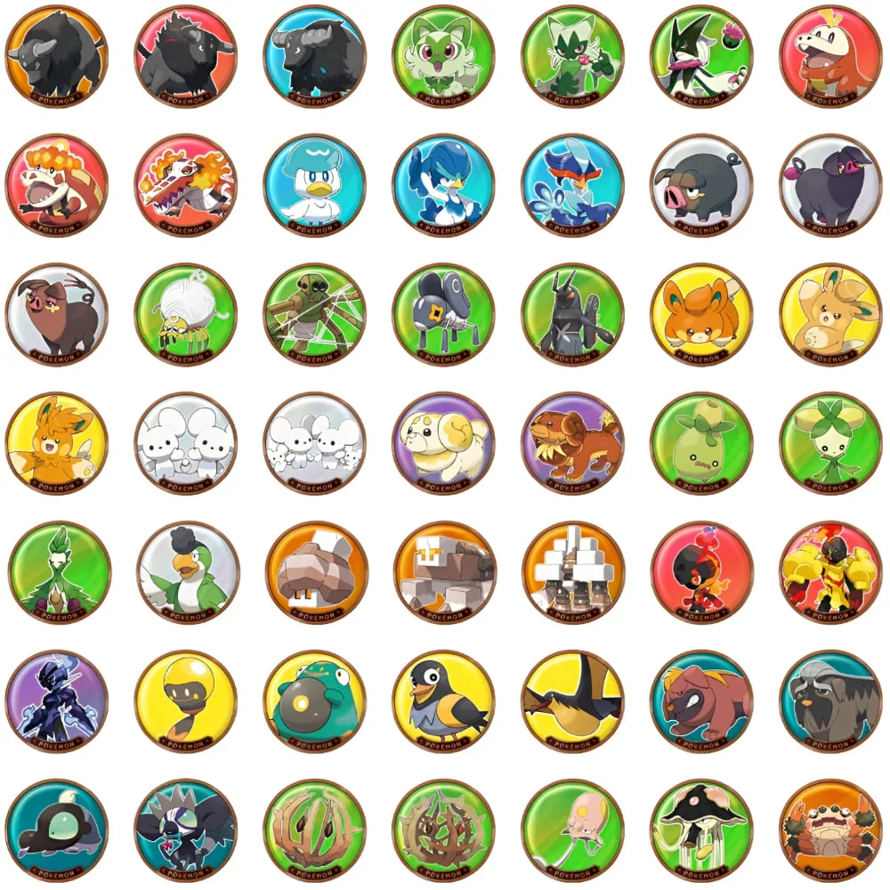Pokemon Kinesisk Magnetic Coin Set Paldea - Image 2