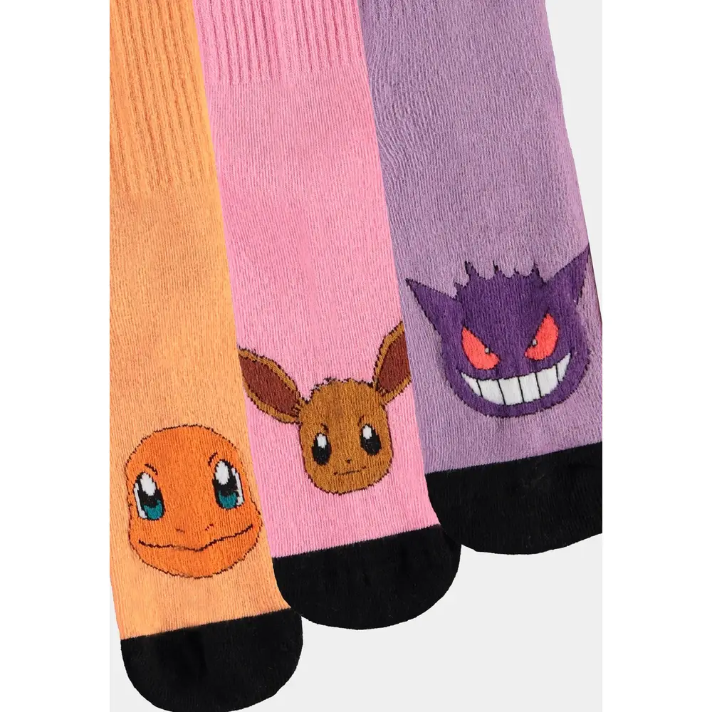 Pokémon - Sport Socks (3 Pack) - 35/38 - Image 2