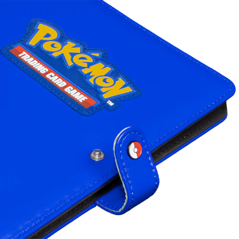 Premium Blue 4-Pocket Snap Binder for Pokemon - Image 2