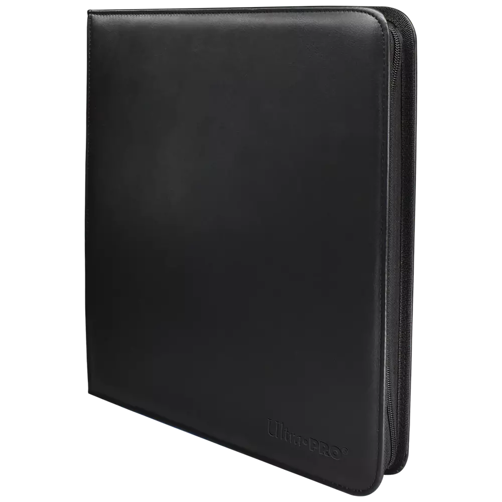 ULTRA PRO - 12-Pocket Zippered PRO-Binder - Black - Image 3